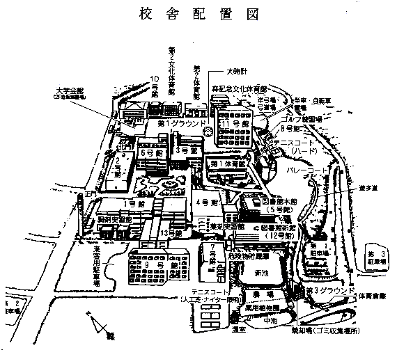 koube-gakuen campus Map